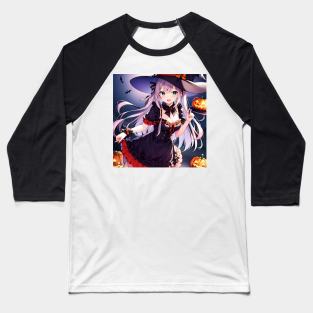 Halloween Anime S Baseball T-Shirt